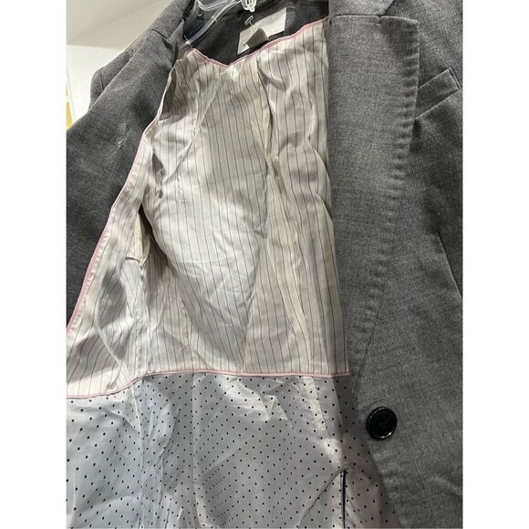 H&M Womens Gray Blazer Size 4 - Picture 9 of 16